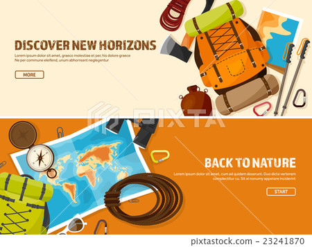 Travel,Hiking Background. Mountain Climbing 23241870