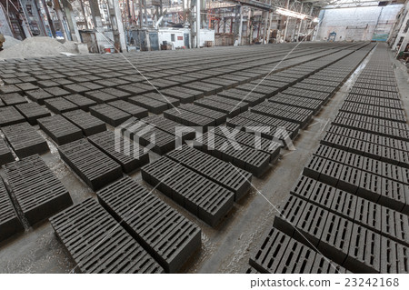 Stack of gray bricks Stack of gray bricks 23242168