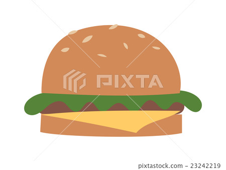 Burger vector illustration. 23242219