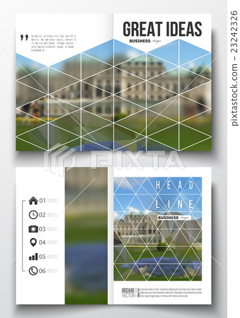 Set of business templates for brochure, magazine 23242326