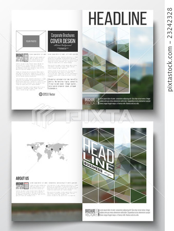 Set of business templates for brochure, magazine 23242328