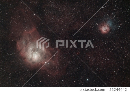 Triple cleavage cloud M20 tidal nebula 23244442