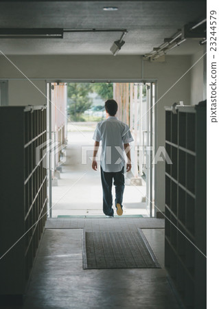 junior high student, middle school, walk 23244579