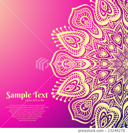 Vector Beautiful Mandala. Vector Beautiful Mandala. 23246278