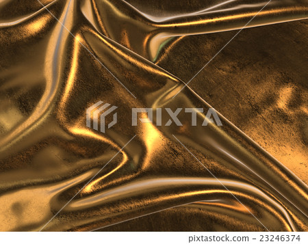3D render of Gold Cloth abstract background 3D render of Gold Cloth abstract background 23246374