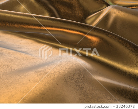 3D render of Gold Cloth abstract background 3D render of Gold Cloth abstract background 23246378