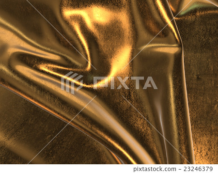 3D render of Gold Cloth abstract background 23246379