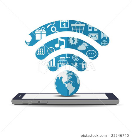 Smartphone and WiFi 23246740