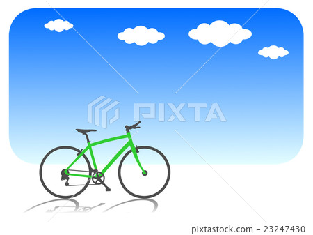 blue sky bicycle