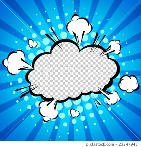 Comic Speech Bubble, Cartoon Comic Speech Bubble, Cartoon 23247943