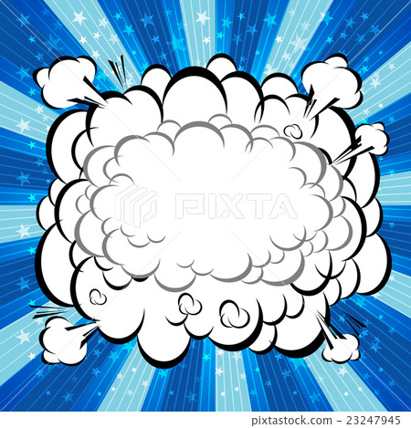 Comic Speech Bubble, Cartoon Comic Speech Bubble, Cartoon 23247945