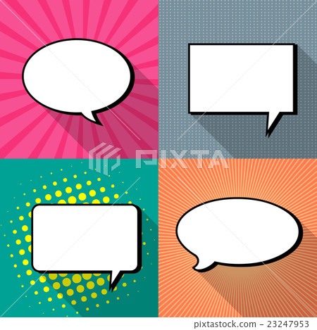 Comic Speech Bubble, Cartoon Comic Speech Bubble, Cartoon 23247953