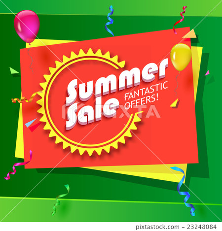 Summer sale advertisement Summer sale advertisement 23248084