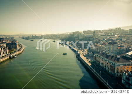Portugalete Spain, view from the suspension bridge 23248748