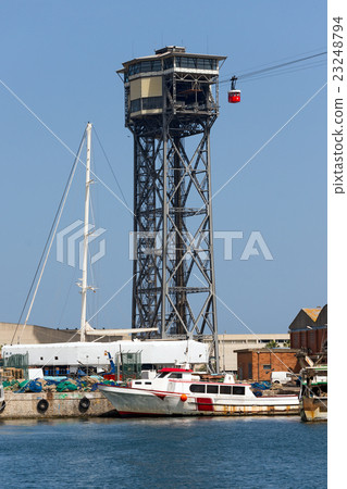 Cableway to Montjuic - Barcelona Spain Cableway to Montjuic - Barcelona Spain 23248794