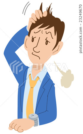 A businessman waiting for a job A businessman waiting for a job 23249670