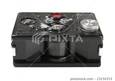 old panoramic camera isolated 23250353