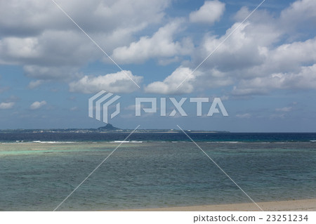 伊勢島從沖繩的Sejune海灘 23251234