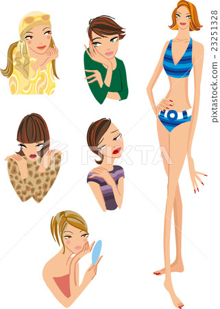 婦女的麻煩例證傳染媒介 23251328