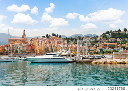 Menton embankment, France 23251768