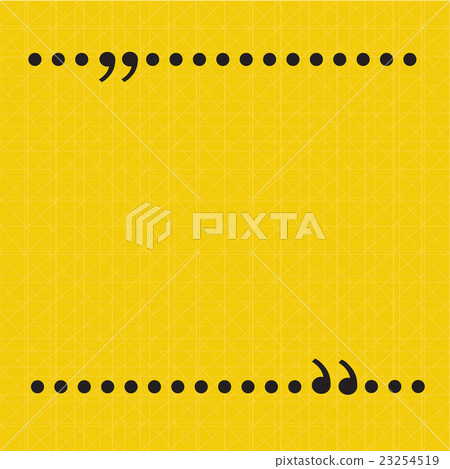 Quotation Mark Speech Bubble sign 23254519