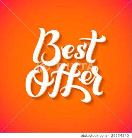 Best Offer Logo. Best Offer print on T-shirt 23254540