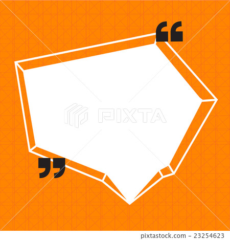 Quotation Mark Speech Bubble sign  23254623