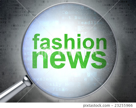 News concept: Fashion News with optical glass 23255966
