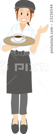 カフェ店員 23256544