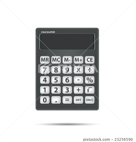 Black calculator object for calculating vector. 23256590