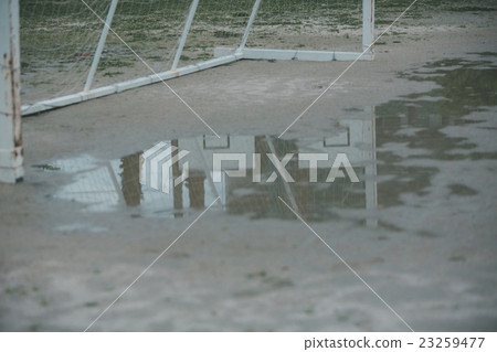 football, soccer, rain 23259477