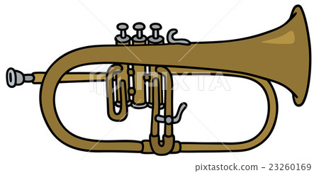 Classic brass trumpet Classic brass trumpet 23260169