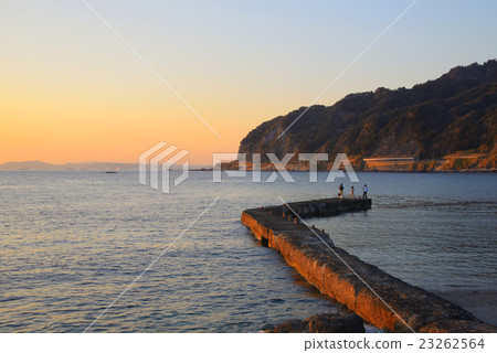 Dusk of the former coast The scenery of Chiba 23262564