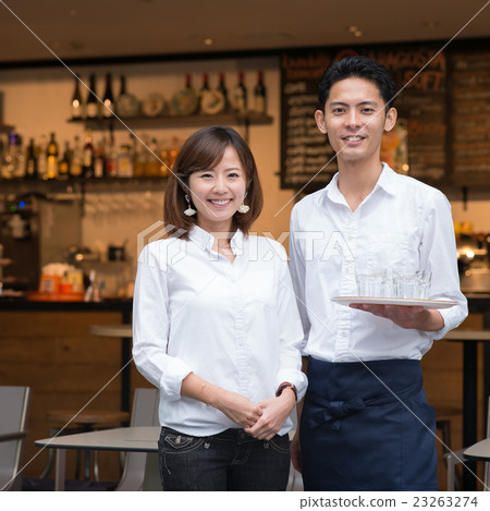 Cafe Image Shooting Cooperation Tenoha Daikanyama Stock Photo