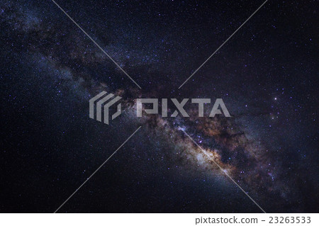 Milky Way,Long exposure photograph, with grain Milky Way,Long exposure photograph, with grain 23263533