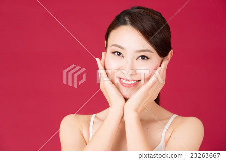 Women beauty red back image 23263667