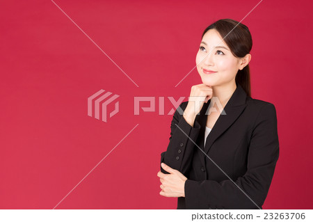 Career woman red back image Career woman red back image 23263706