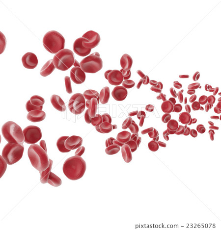 3d illustration abstract red blood cells isolated 3d illustration abstract red blood cells isolated 23265078
