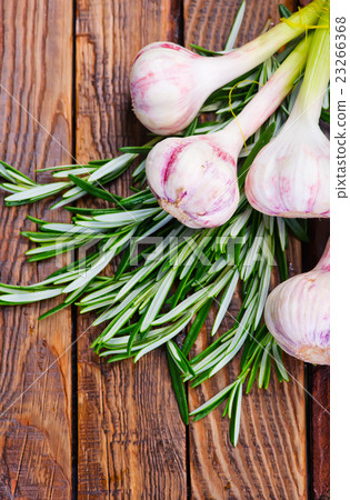 garlic and rosemary garlic and rosemary 23266368