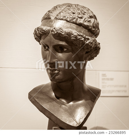 White marble head of young woman 23266895