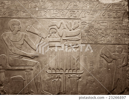 old egypt hieroglyphs carved on the stone 23266897