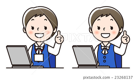 Female staff - Personal computer 23268137