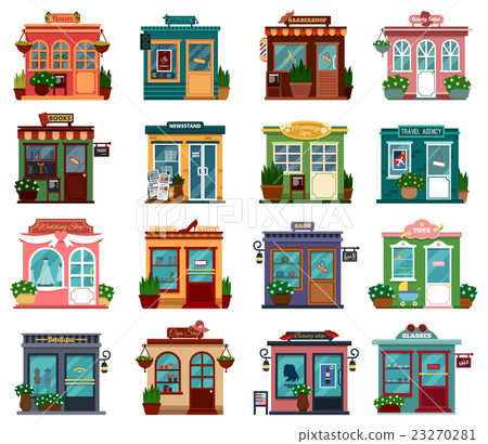 Shops or markets in exterior view 23270281