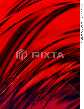 Red background with randomly directed  black curve 23272124