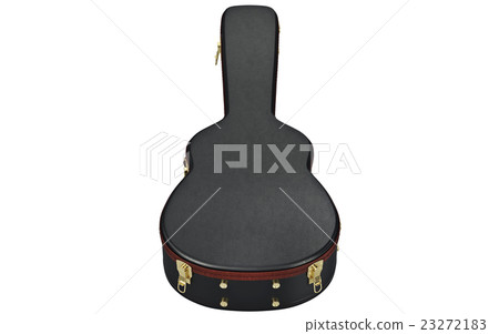 Guitar case leather, front view 23272183