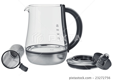 Electric kettle modern, open view Electric kettle modern, open view 23272756