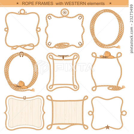 Rope frames background for text 23273499