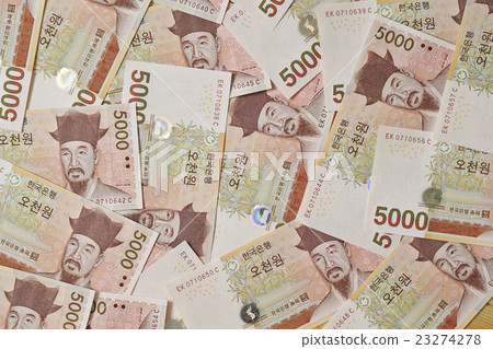 5000韓元紙幣 23274278