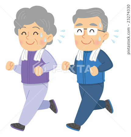 一對老夫妻跑 一對老夫妻跑 23274330