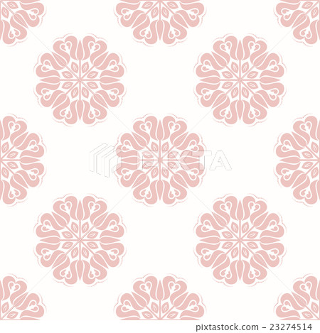 Floral Fine Seamless Vector Pattern 23274514